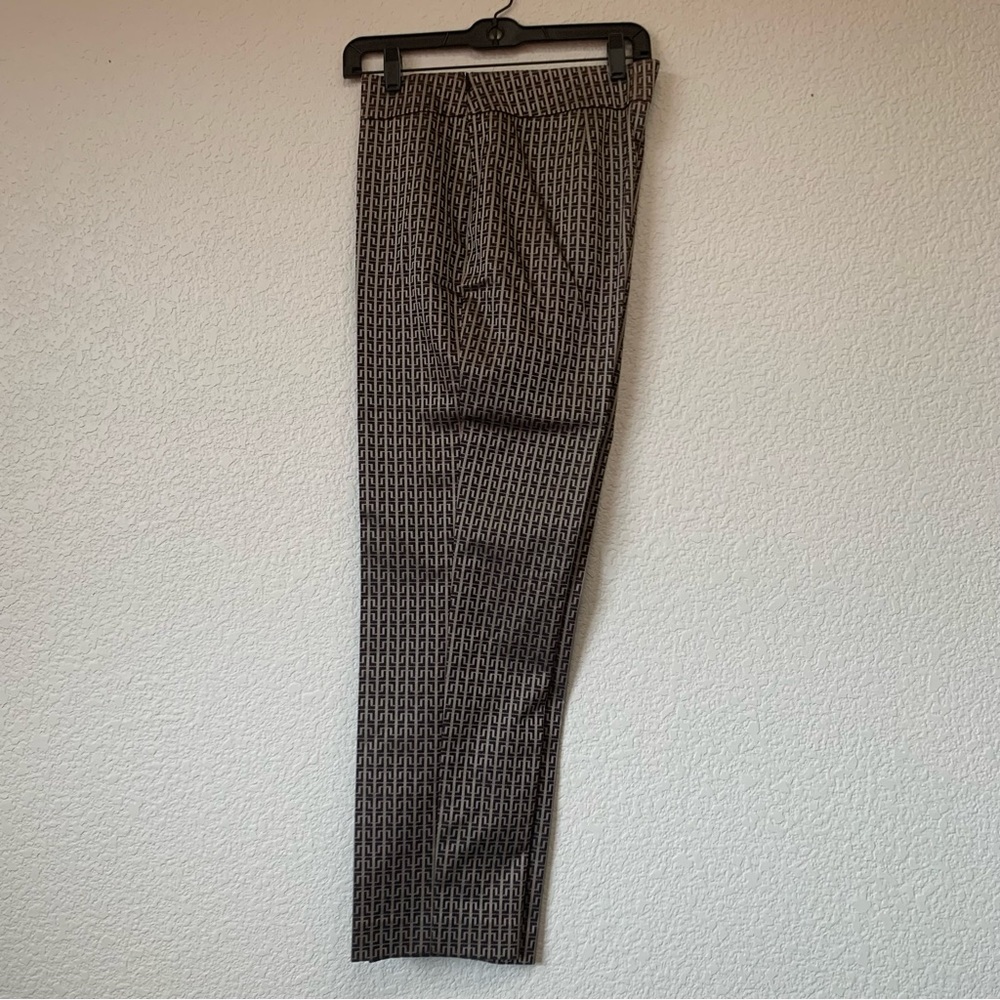 Nic + Zoe Geometric Jacquard Dress Pants size 12 - Picture 2 of 13